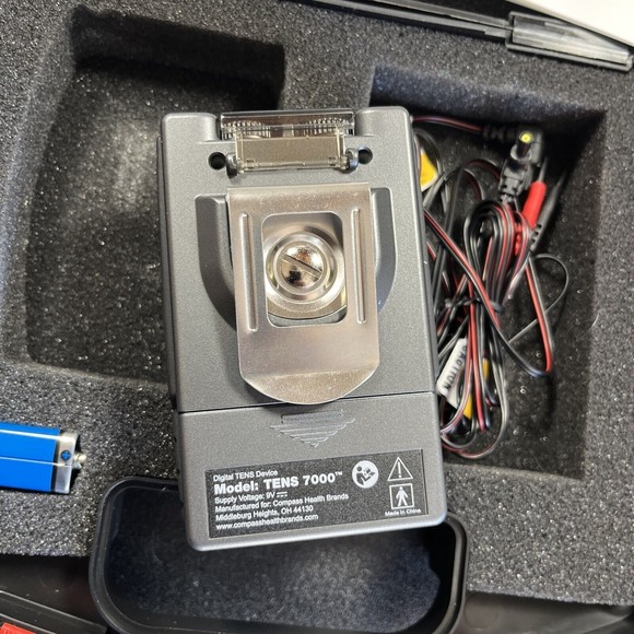 Electrical Stimulation Tens Unit 7000 Machine Muscle Massage Therapy Pain Relief - Picture 3 of 6